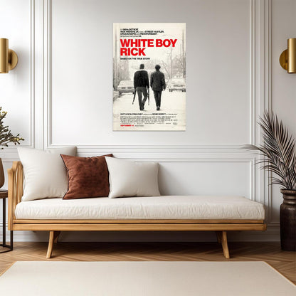 White Boy Rick Matthew McConaughey | True Story Crime Drama | 80s Undercover FBI Poster - Movies & TV Poster