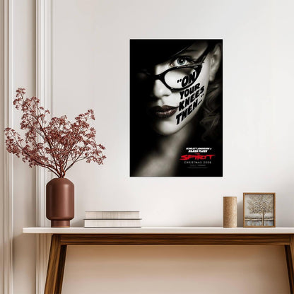 The Spirit Scarlett Johansson as Silken Floss | Neo-Noir Superhero Poster | Frank Miller Film Art - Movies & TV Poster