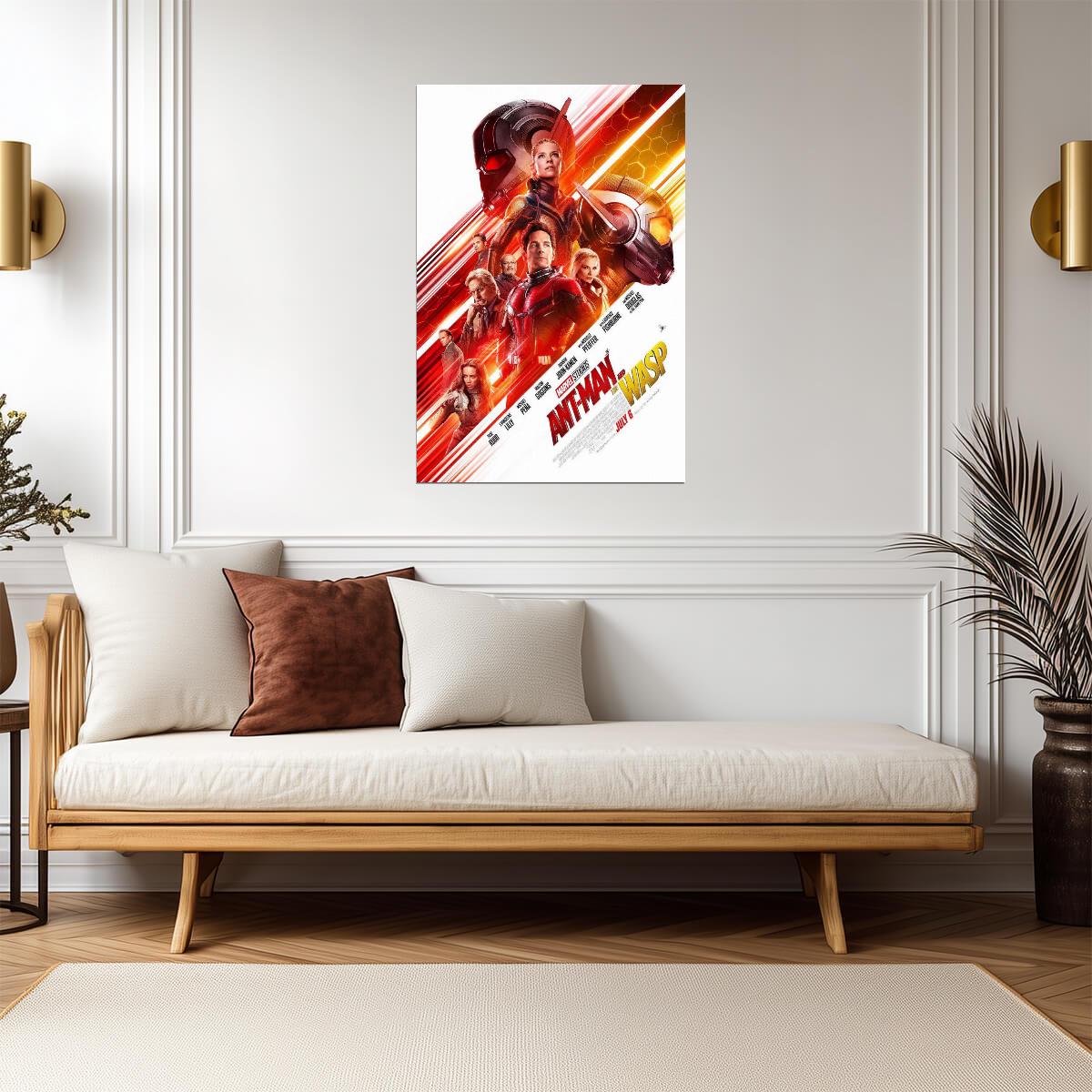 Ant-Man and the Wasp | Paul Rudd & Evangeline Lilly | Superhero Comedy Poster - Movies & TV Poster