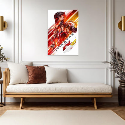 Ant-Man and the Wasp | Paul Rudd & Evangeline Lilly | Superhero Comedy Poster - Movies & TV Poster