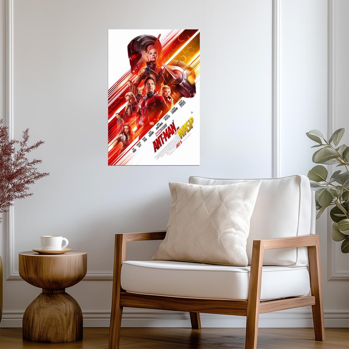 Ant-Man and the Wasp | Paul Rudd & Evangeline Lilly | Superhero Comedy Poster - Movies & TV Poster