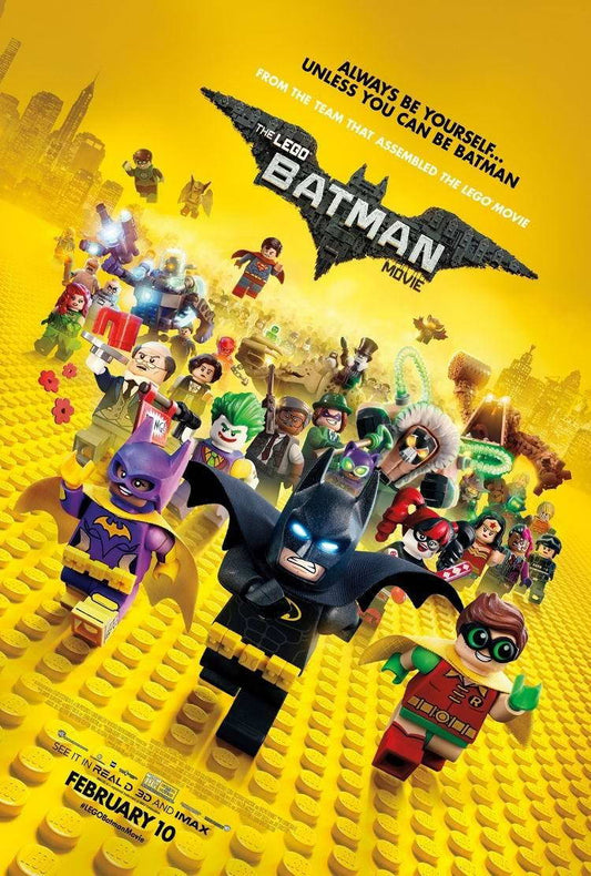 The LEGO Batman Movie | Animated Superhero Comedy Poster | DC Universe Fan Art - Movies & TV Poster
