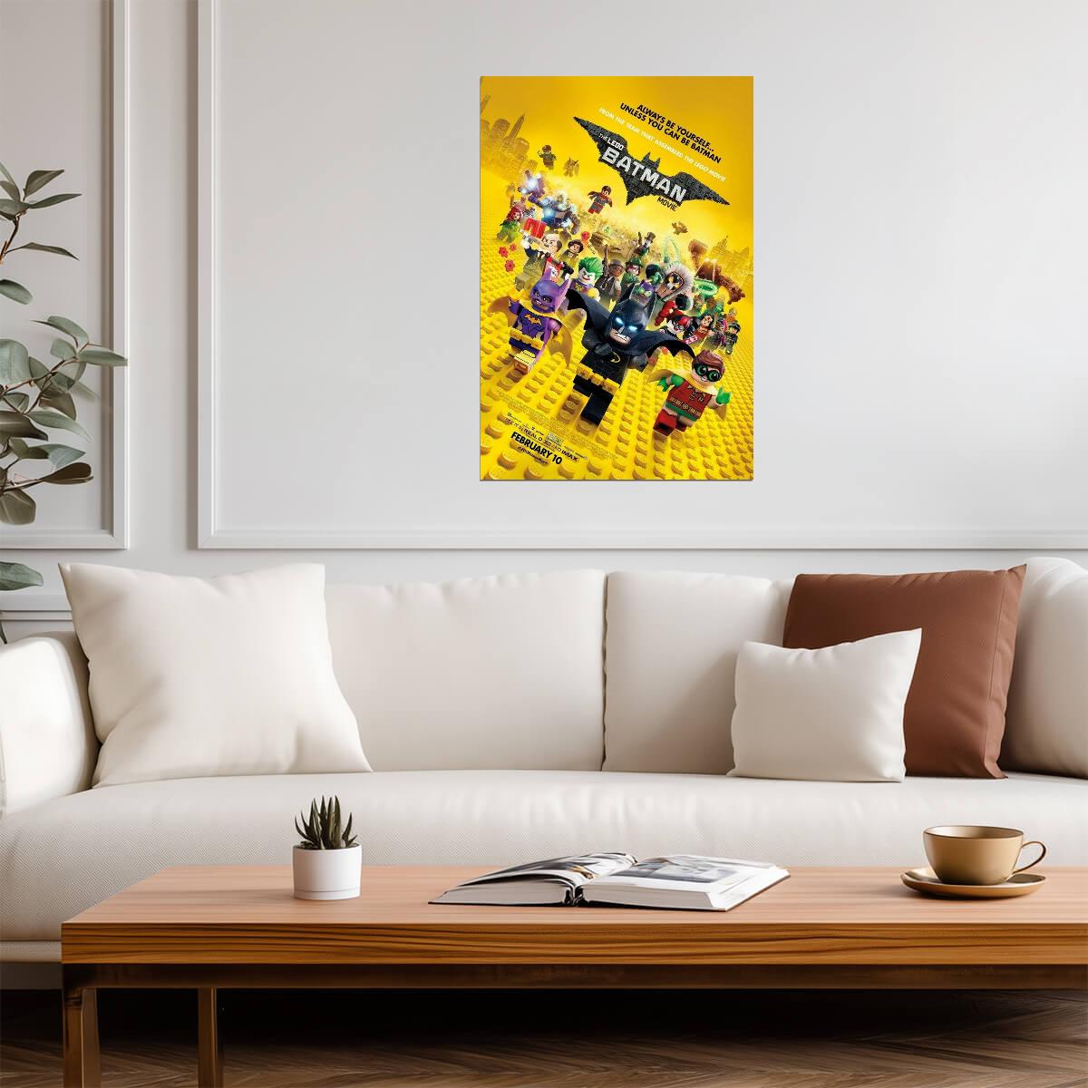 The LEGO Batman Movie | Animated Superhero Comedy Poster | DC Universe Fan Art - Movies & TV Poster