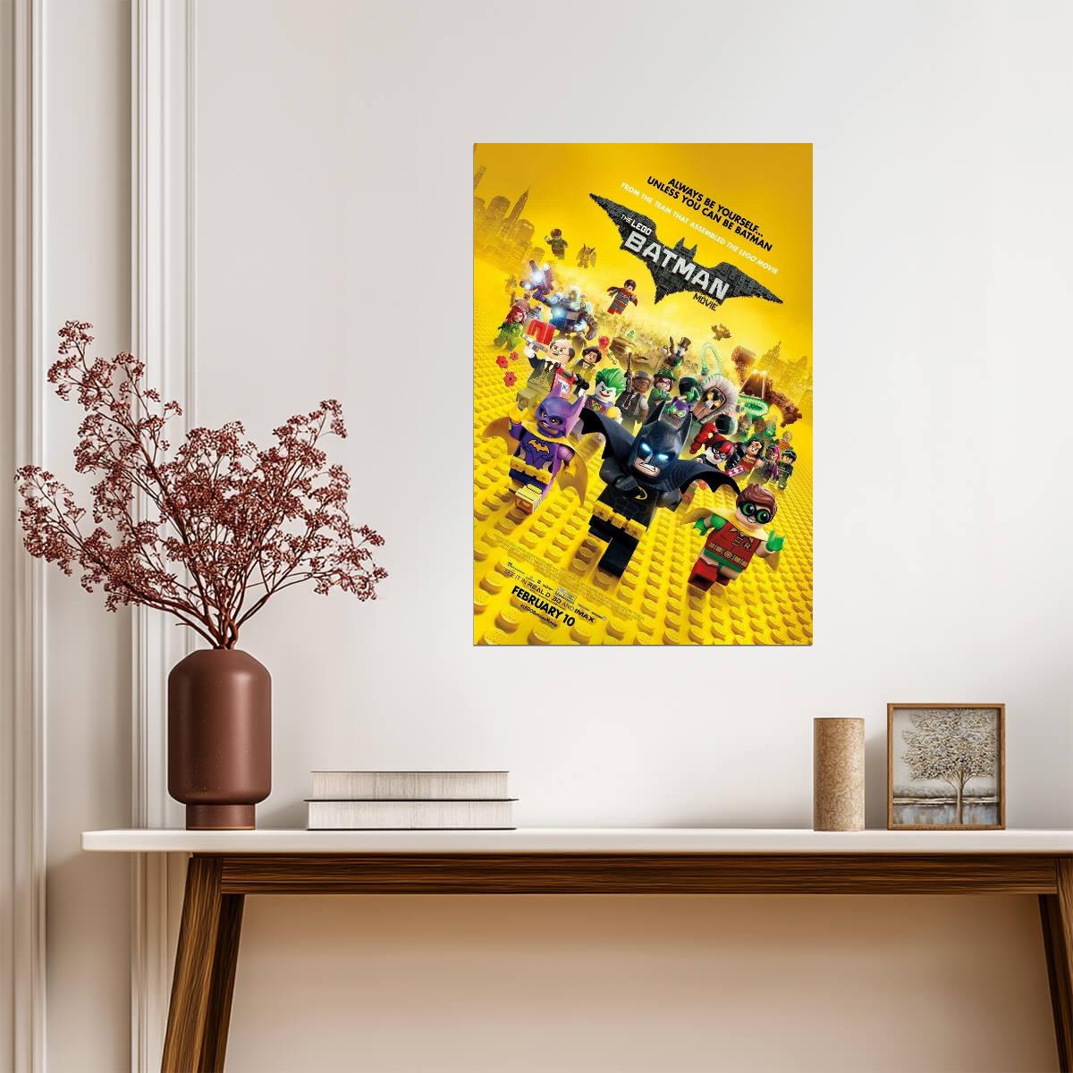 The LEGO Batman Movie | Animated Superhero Comedy Poster | DC Universe Fan Art - Movies & TV Poster