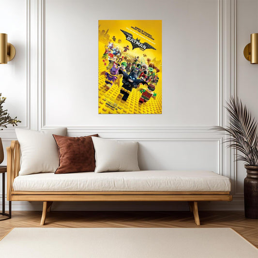 The LEGO Batman Movie | Animated Superhero Comedy Poster | DC Universe Fan Art - Movies & TV Poster