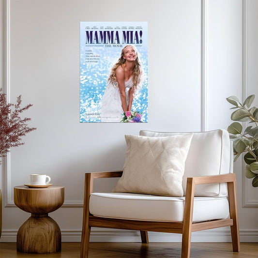 Mamma Mia The Movie | Amanda Seyfried & Meryl Streep | ABBA Musical Poster - Movies & TV Poster