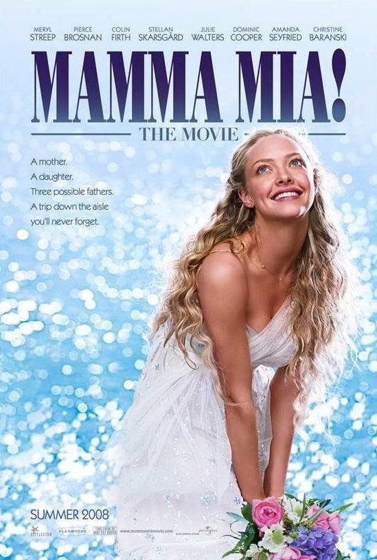 Mamma Mia The Movie | Amanda Seyfried & Meryl Streep | ABBA Musical Poster - Movies & TV Poster