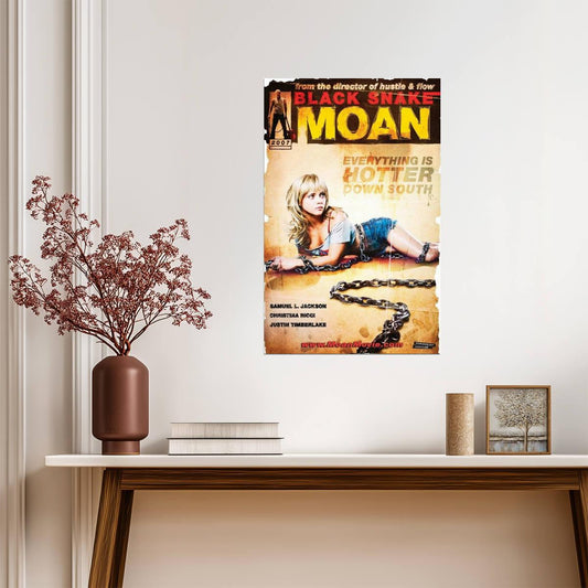 Black Snake Moan | Christina Ricci & Samuel L Jackson | Southern Gothic Drama Poster - Movies & TV Poster