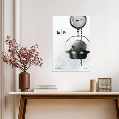 Saw IV Movie Poster | Jigsaw's Game Continues | Torture Horror Film Art - Movies & TV Poster