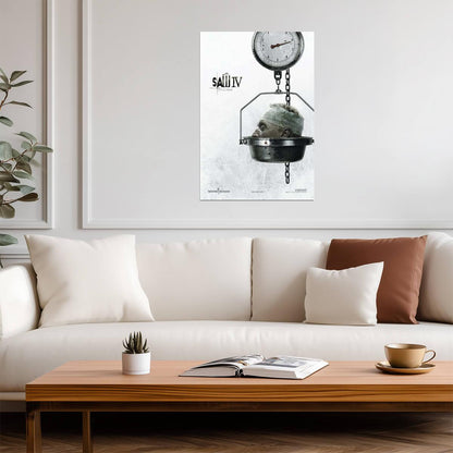 Saw IV Movie Poster | Jigsaw's Game Continues | Torture Horror Film Art - Movies & TV Poster