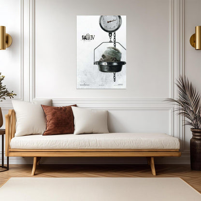 Saw IV Movie Poster | Jigsaw's Game Continues | Torture Horror Film Art - Movies & TV Poster