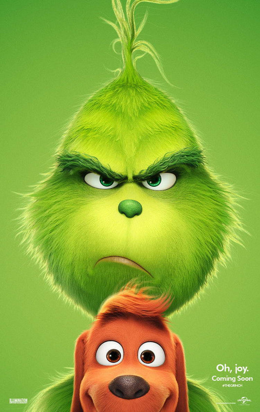 Dr Seuss' The Grinch 2018 | Benedict Cumberbatch | Animated Christmas Movie Poster - Movies & TV Poster