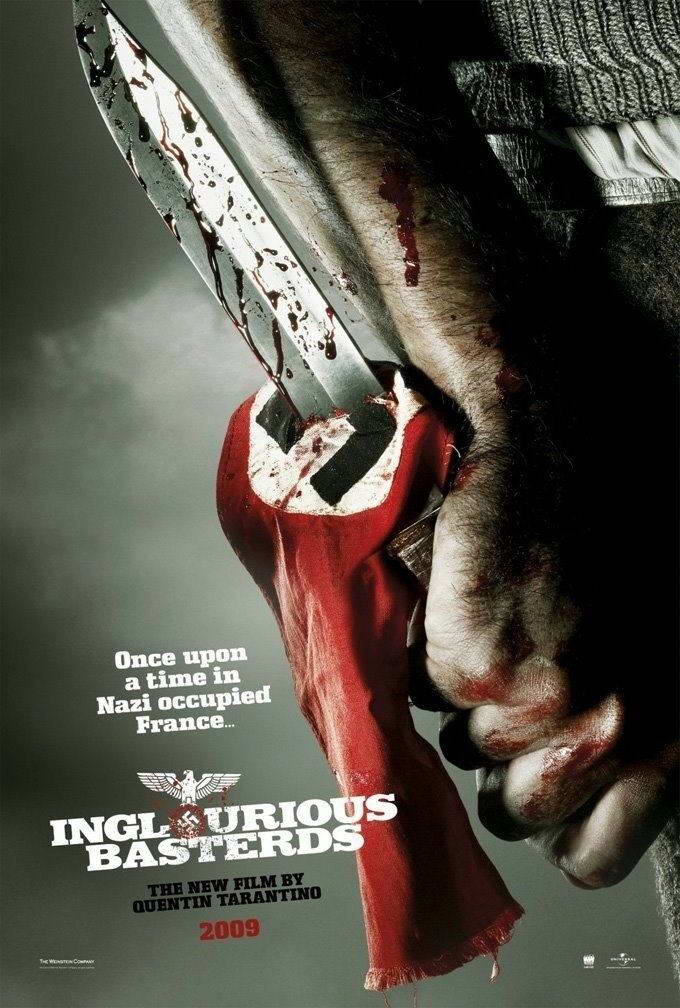 Inglourious Basterds Brad Pitt as Aldo Raine | Quentin Tarantino War Film | Alternative Movie Poster - Movies & TV Poster