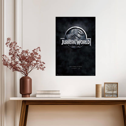 Jurassic World Chris Pratt | Sci-Fi Adventure Movie Poster | Dinosaur Park Survival Art - Movies & TV Poster
