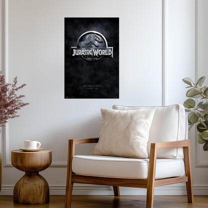 Jurassic World Chris Pratt | Sci-Fi Adventure Movie Poster | Dinosaur Park Survival Art - Movies & TV Poster