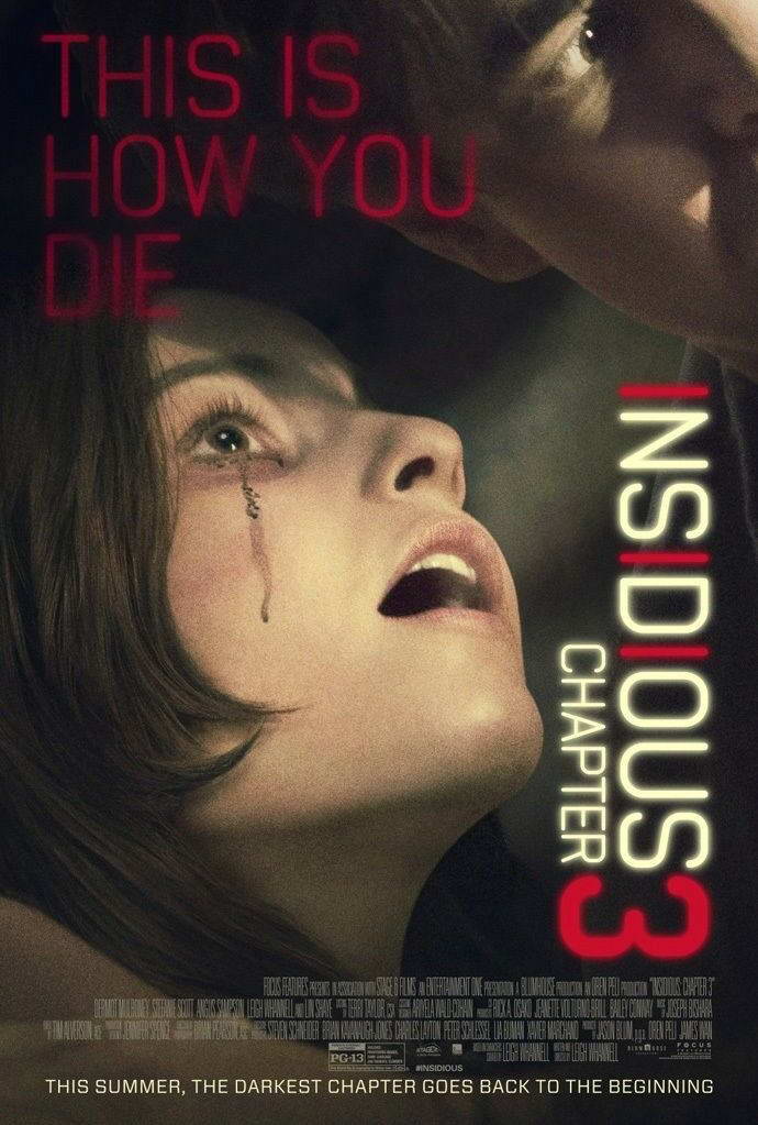 Insidious Chapter 3 Crying Close-Up | Supernatural Horror Film Poster | This Is How You Die Quote Art - Movies & TV Poster