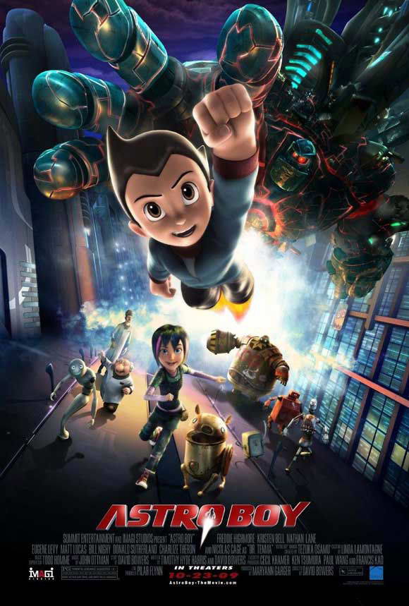 Astro Boy 2009 Movie | Animated Sci-Fi Superhero Poster | Retro Anime Style Art - Movies & TV Poster