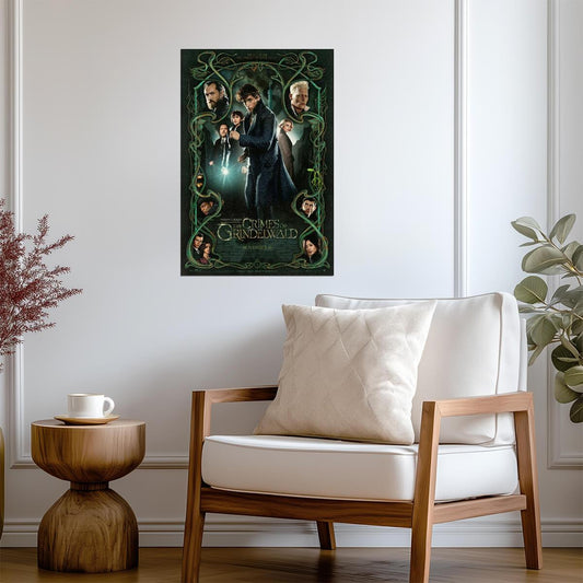 Fantastic Beasts The Crimes of Grindelwald | Fantasy Movie Poster | Wizarding World Wall Art - Movies & TV Poster