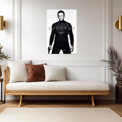 Spectre Daniel Craig as James Bond | 007 Movie Poster | Action Spy Film Art - Movies & TV Poster