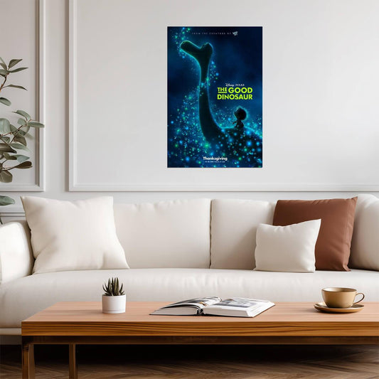 The Good Dinosaur | Animated Movie Poster | Prehistoric Adventure Art - Movies & TV Poster