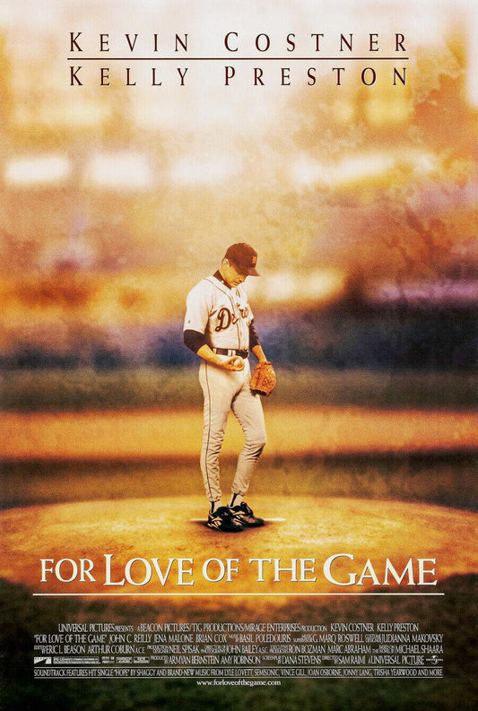For Love of the Game Kevin Costner | Baseball Movie Poster | Sports Drama Film Art - Movies & TV Poster