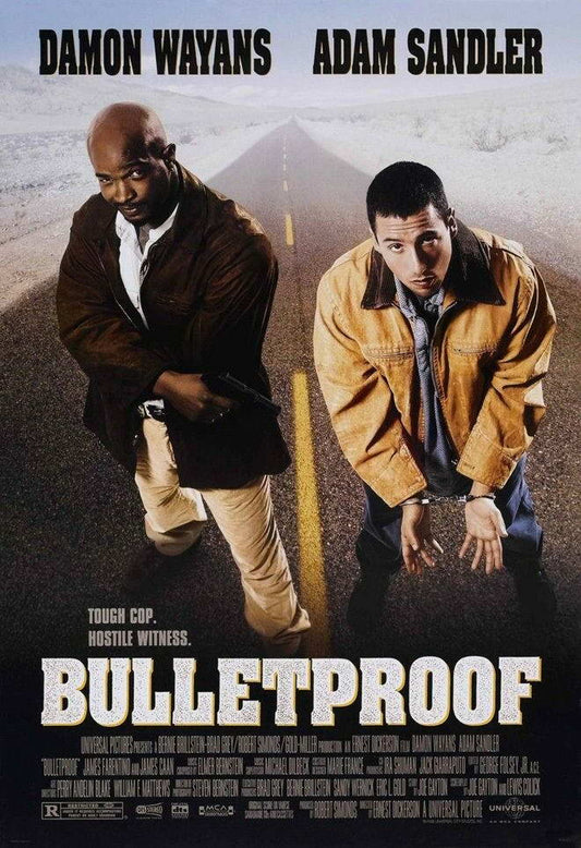 Bulletproof 1996 Movie | Adam Sandler & Damon Wayans | Action Comedy Film Poster - Movies & TV Poster