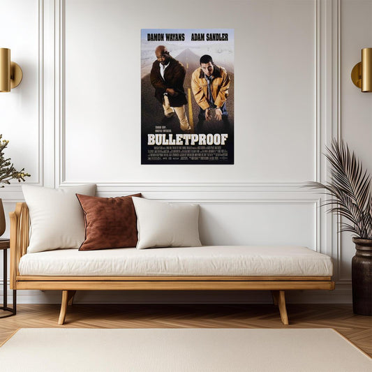 Bulletproof 1996 Movie | Adam Sandler & Damon Wayans | Action Comedy Film Poster - Movies & TV Poster