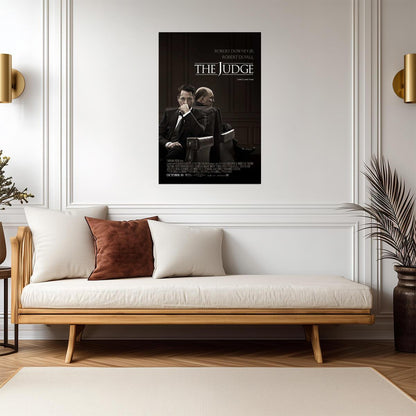 The Judge | Robert Downey Jr & Robert Duvall | Legal Drama Movie Poster - Movies & TV Poster