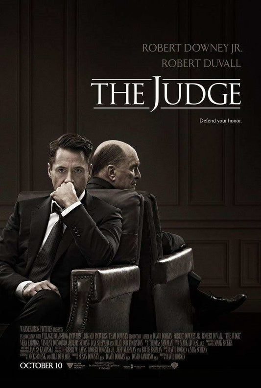 The Judge | Robert Downey Jr & Robert Duvall | Legal Drama Movie Poster - Movies & TV Poster