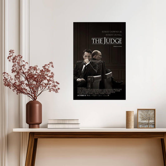 The Judge | Robert Downey Jr & Robert Duvall | Legal Drama Movie Poster - Movies & TV Poster