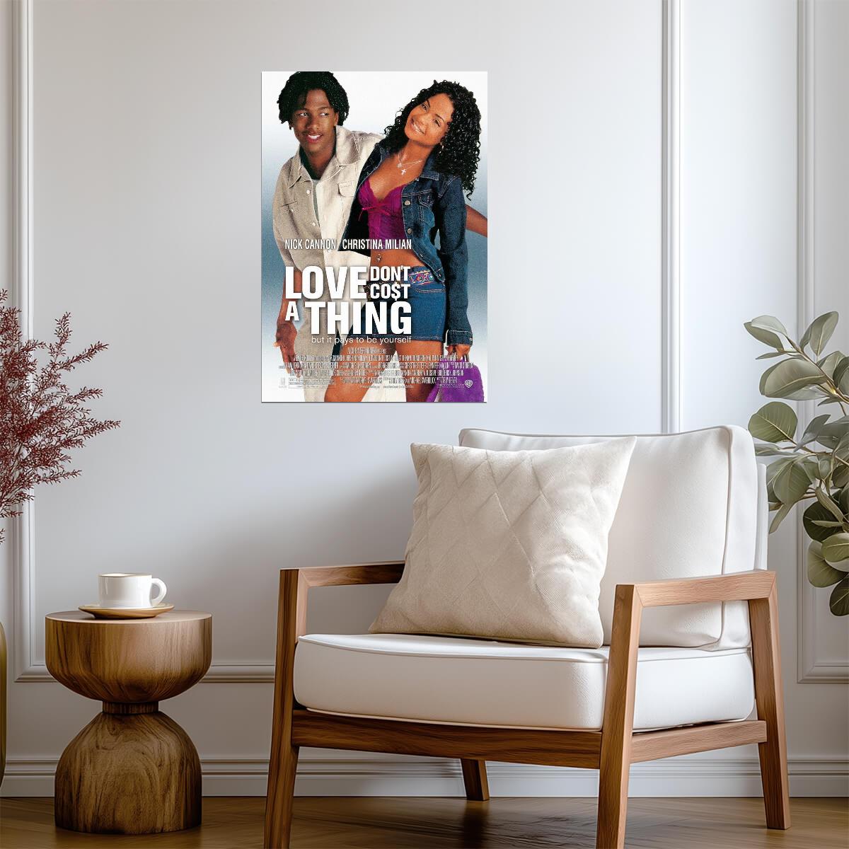 Love Don't Cost a Thing | Christina Milian & Nick Cannon | Teen Romance Comedy Poster - Movies & TV Poster