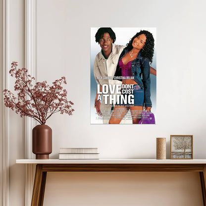 Love Don't Cost a Thing | Christina Milian & Nick Cannon | Teen Romance Comedy Poster - Movies & TV Poster