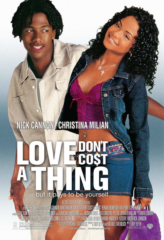Love Don't Cost a Thing | Christina Milian & Nick Cannon | Teen Romance Comedy Poster - Movies & TV Poster