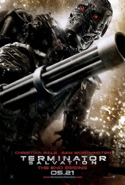 Terminator Salvation Christian Bale | Post-Apocalyptic Sci-Fi Poster | Action Movie Wall Art - Movies & TV Poster
