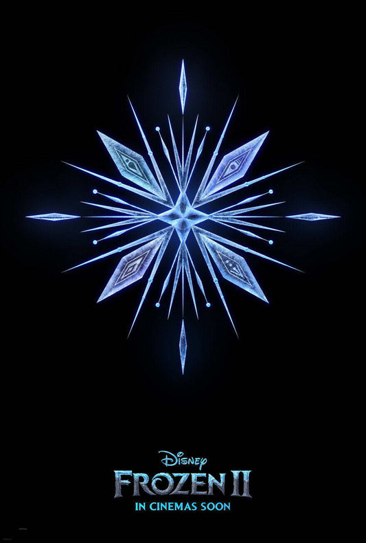 Frozen II Elemental Snowflake Symbol | Minimalist Teaser Poster | Animated Fantasy Movie Art - Movies & TV Poster
