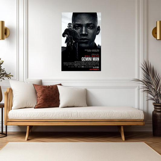 Gemini Man | Will Smith & Clive Owen | Sci-Fi Action Movie Poster - Movies & TV Poster