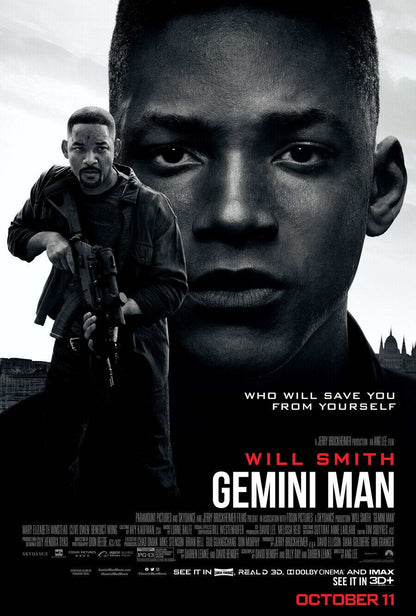 Gemini Man | Will Smith & Clive Owen | Sci-Fi Action Movie Poster - Movies & TV Poster