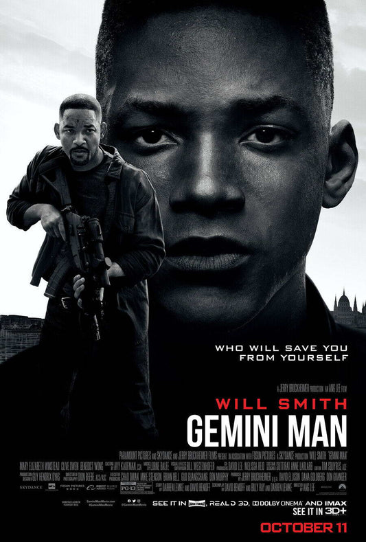 Gemini Man | Will Smith & Clive Owen | Sci-Fi Action Movie Poster - Movies & TV Poster
