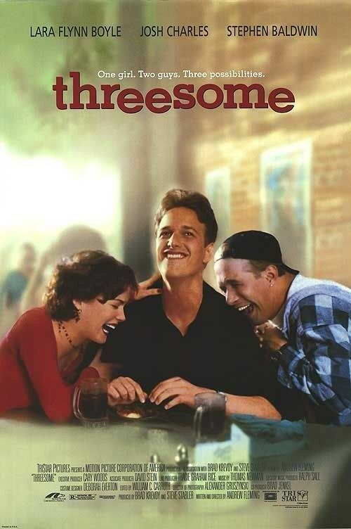 Threesome 1994 Movie | Lara Flynn Boyle & Stephen Baldwin | Romantic Comedy Poster - Movies & TV Poster
