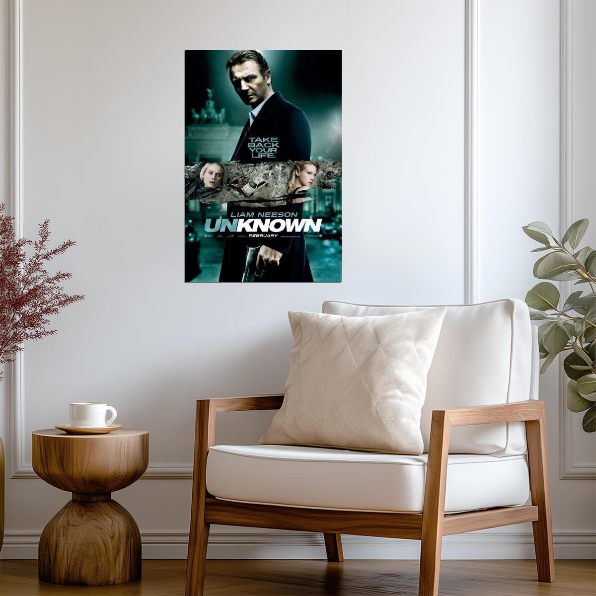 Unknown Liam Neeson | Action Thriller Movie Poster | Mystery Film Wall Art - Movies & TV Poster