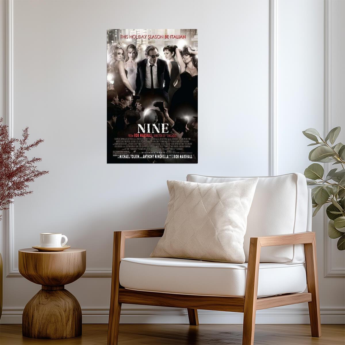 Nine The Musical | Daniel Day-Lewis & Penélope Cruz | Star-Studded Movie Poster - Movies & TV Poster