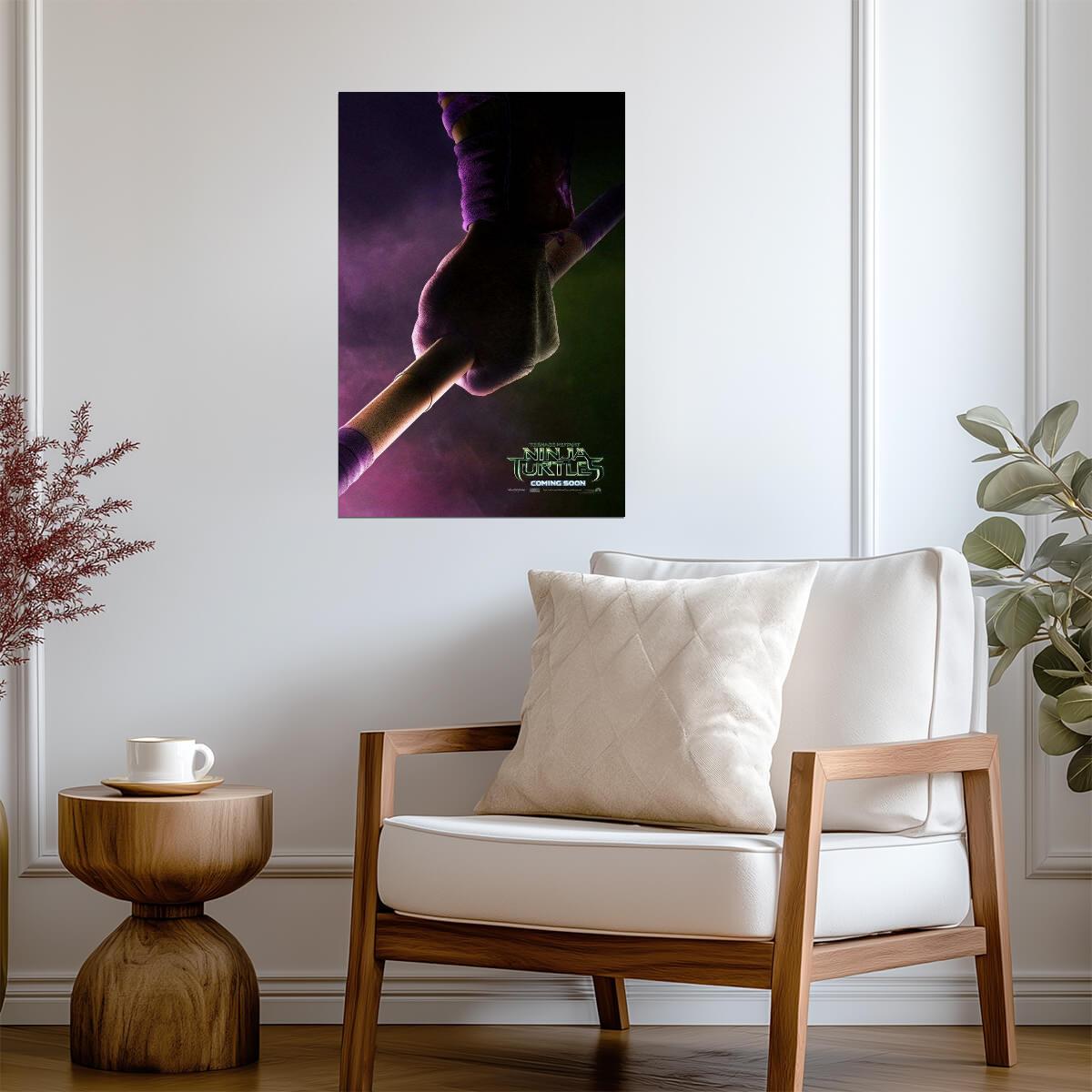 Teenage Mutant Ninja Turtles 2014 | Donatello Close-Up Poster | Action Movie Character Art - Movies & TV Poster