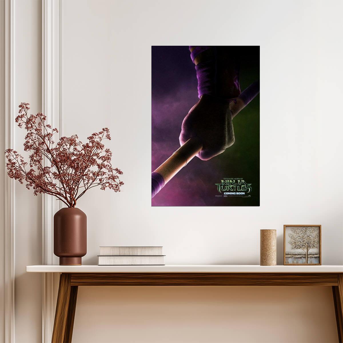 Teenage Mutant Ninja Turtles 2014 | Donatello Close-Up Poster | Action Movie Character Art - Movies & TV Poster