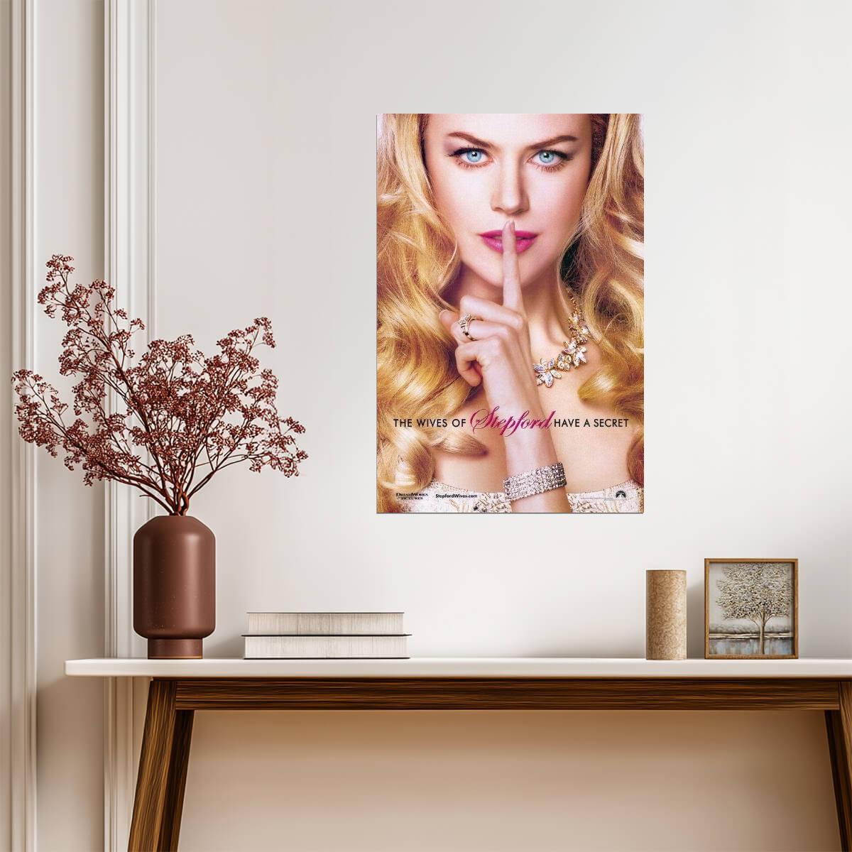 The Stepford Wives Nicole Kidman | Sci-Fi Thriller Poster | Satirical Movie Art - Movies & TV Poster