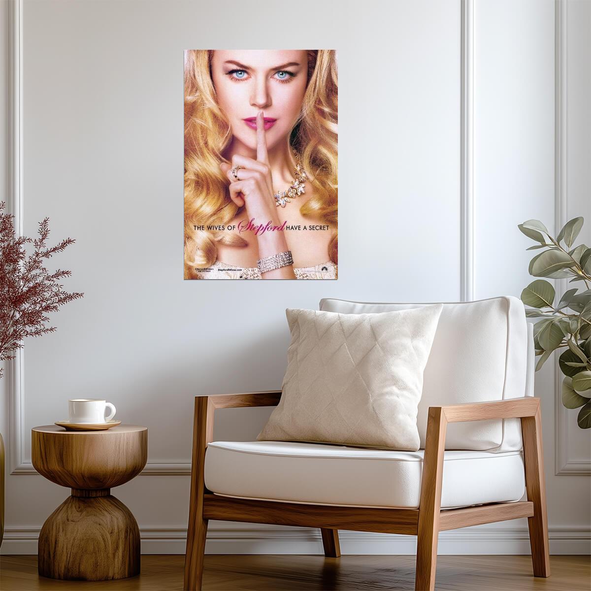 The Stepford Wives Nicole Kidman | Sci-Fi Thriller Poster | Satirical Movie Art - Movies & TV Poster