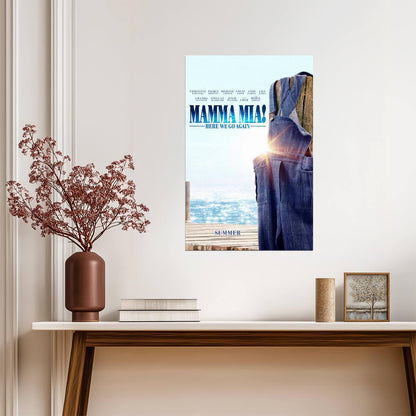 Mamma Mia Here We Go Again | Lily James & Amanda Seyfried | Musical Movie Poster - Movies & TV Poster