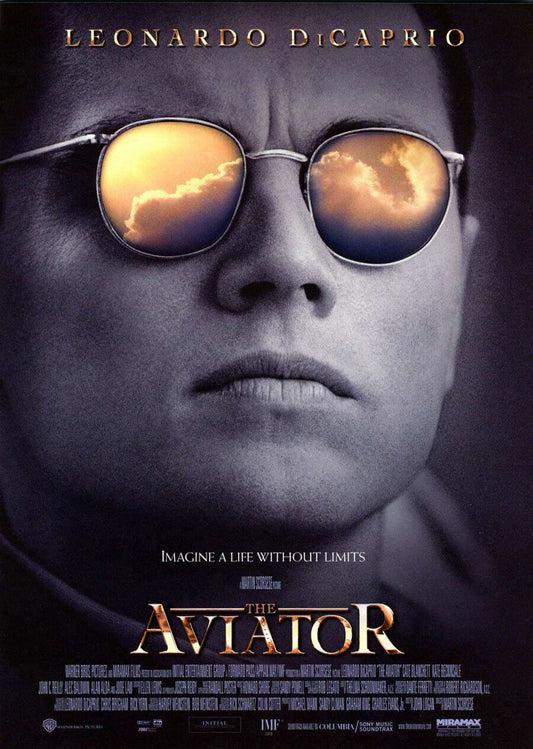The Aviator Leonardo DiCaprio | Howard Hughes Biopic Poster | Martin Scorsese Film Art - Movies & TV Poster