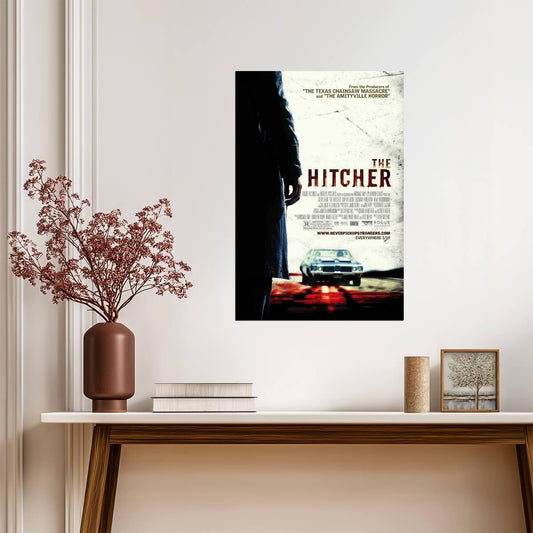 The Hitcher 2007 Movie | Sean Bean | Horror Thriller Remake Poster - Movies & TV Poster
