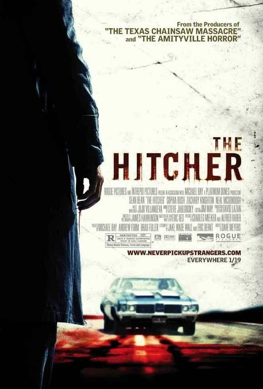 The Hitcher 2007 Movie | Sean Bean | Horror Thriller Remake Poster - Movies & TV Poster