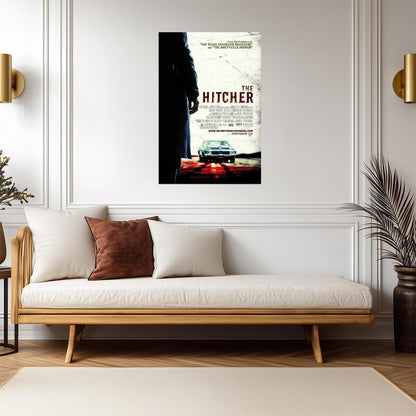 The Hitcher 2007 Movie | Sean Bean | Horror Thriller Remake Poster - Movies & TV Poster